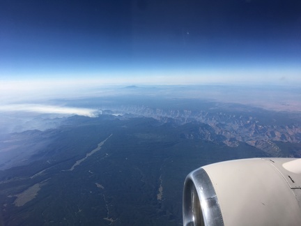 North Rim VC with Obi Forest Fire from the Air